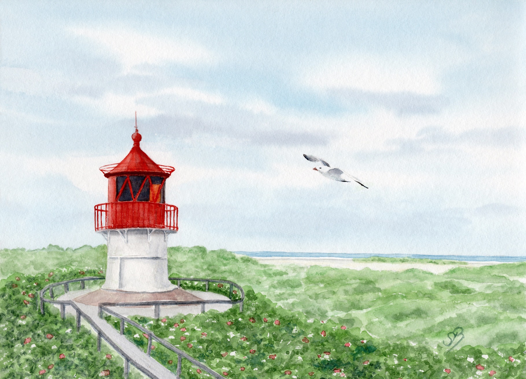 Amrum  Seezeichen  Quermarkenfeuer - Amrum12