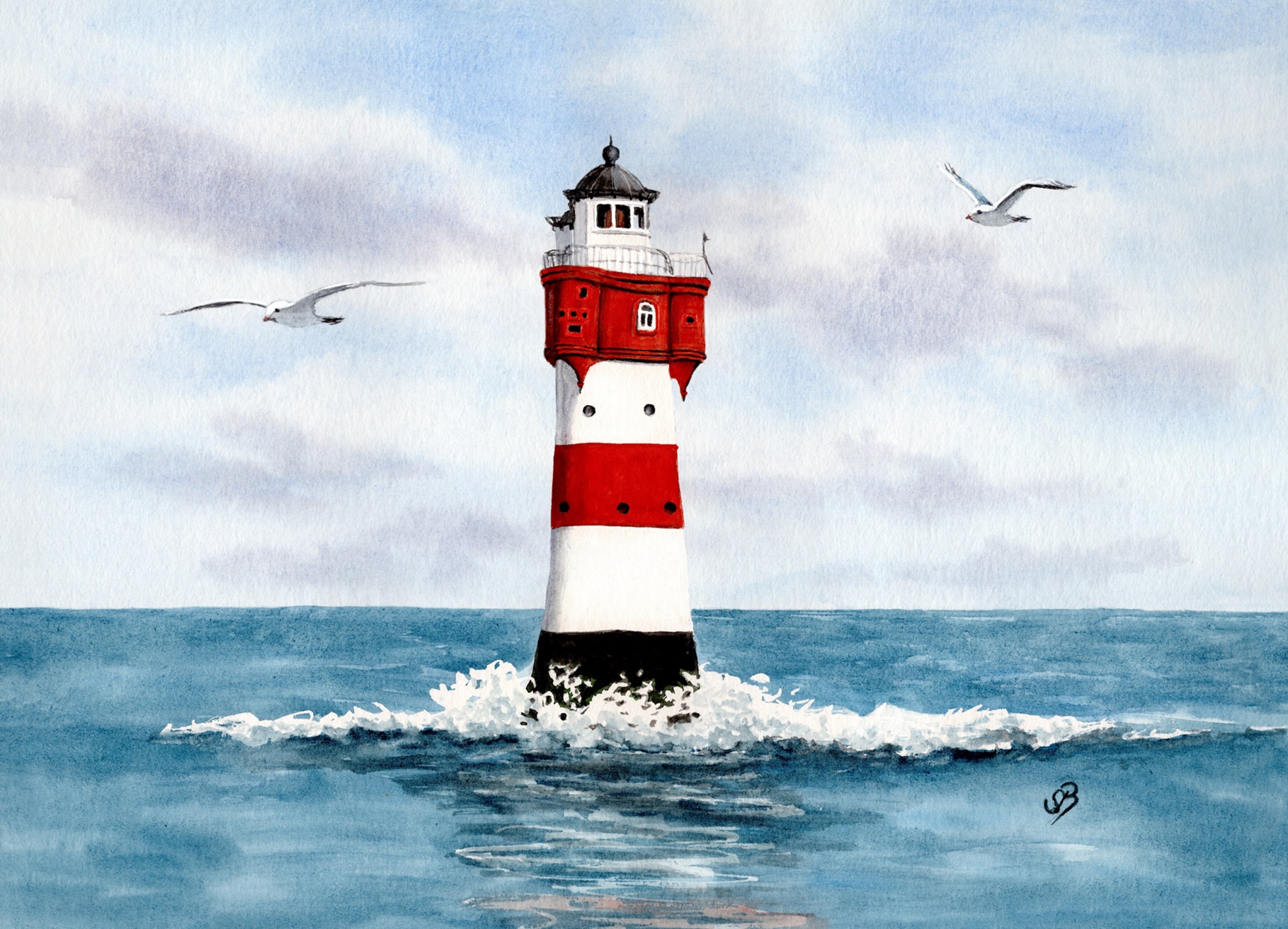 Bremerhaven Leuchtturm Roter Sand - BHV2