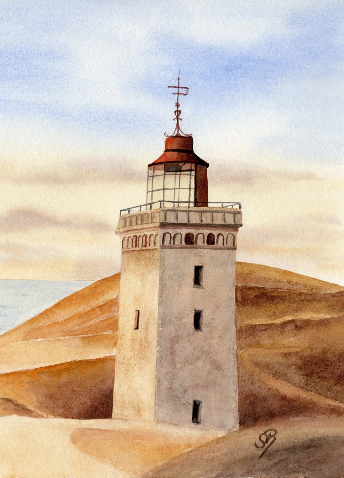DK36-B - Rubjerg Knude Sunset
