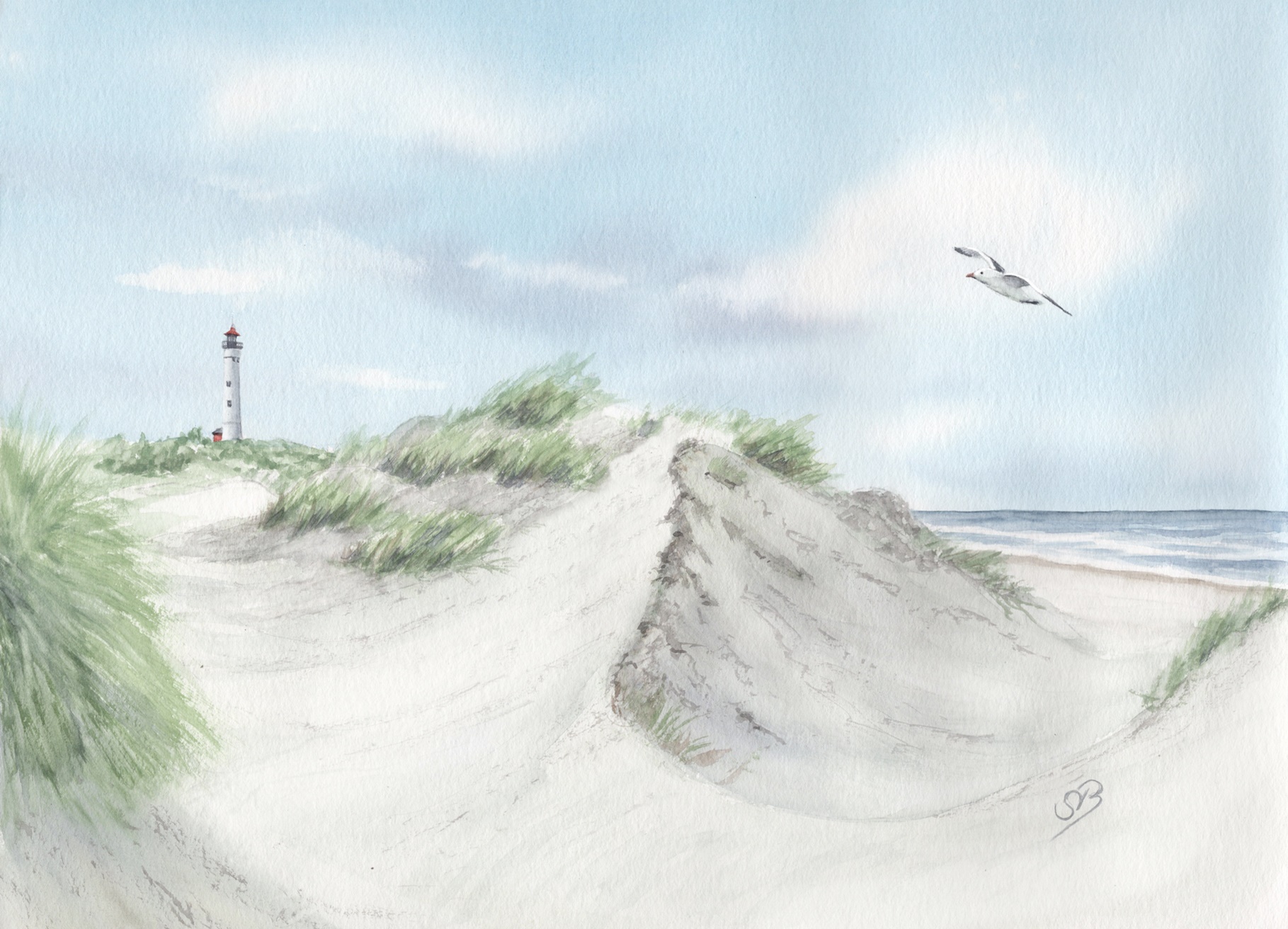 DK79 - Leuchtturm Lyngvig panorama