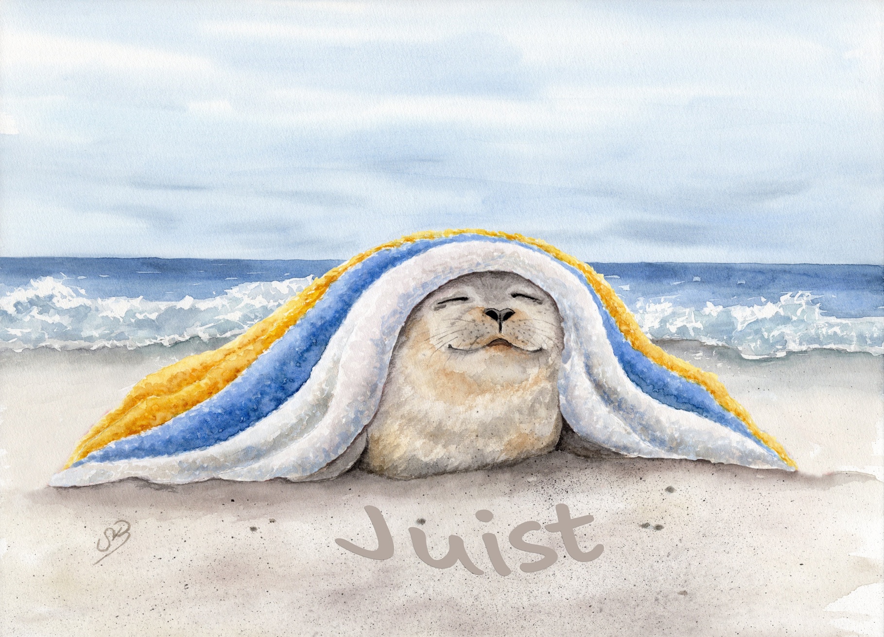 DK83-Juist - Seehund Decke - Juist