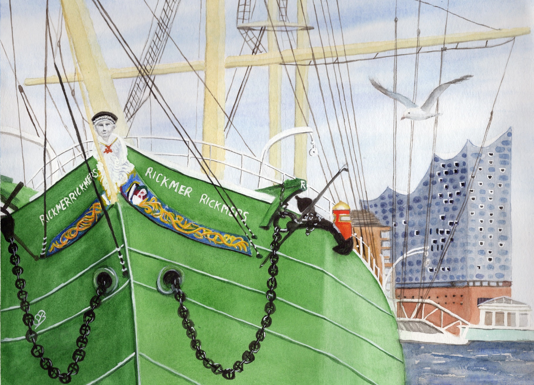 Hamburg Rickmer Rickmers Elbphilharmonie - HH3