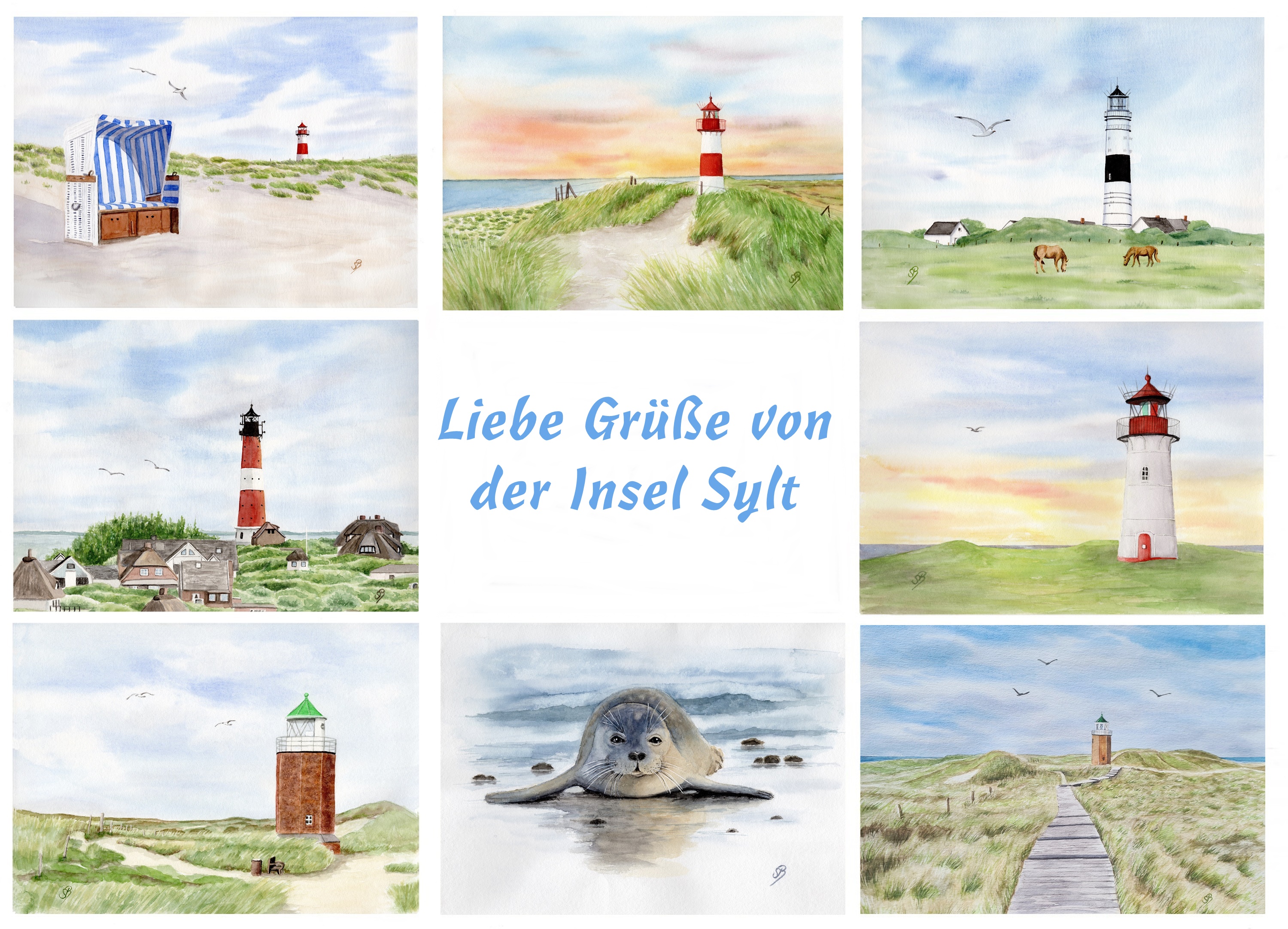 Sylt - Collage