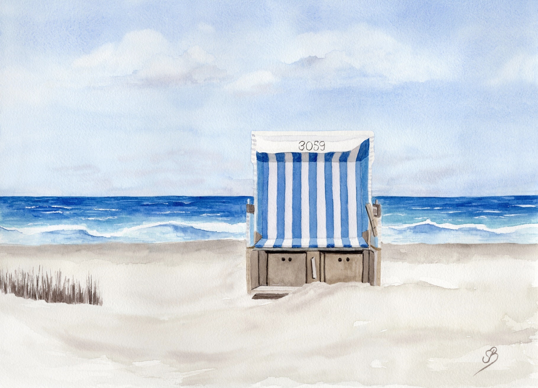 Sylt1  - beach chair by the sea
