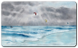 Preview: Frühstücksbrettchen Brettchen - Kitesurfer - nach dem Sturm - AL2