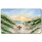 Preview: Frühstücksbrettchen Brettchen Aquarell Maritim Kunst Druck Kunstdruck Dänemark Nordsee Ostsee Düne Meer Möwe Strand