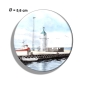 Preview: Fridge magnet with bottle opener watercolor maritime art print art print  Denmark Danmark Aaro - Aro - Arø - Aarø 1- Lighthouse in the harbor