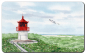 Preview: Frühstücksbrettchen Brettchen Amrum  Seezeichen  Quermarkenfeuer  - Amrum12