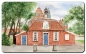 Preview: Frühstücksbrettchen Brettchen Aquarell Maritim Kunst Druck Kunstdruck Nordsee Ostfriesland Standesamt Aurich - OFL10