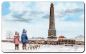 Preview: Frühstücksbrettchen Brettchen Neuer Leuchtturm Borkum Winter- BO22