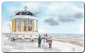 Preview: Frühstücksbrettchen Brettchen Pavillon Borkum Winter - BO23