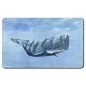 Preview: Frühstücksbrettchen Brettchen  Aquarell Maritim Kunst Druck Kunstdruck Dänemark Nordsee Ostsee Wal Pottwal Schweinswale Schweinswal