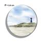 Preview: Kühlschrankmagnet m. Flaschenöffner Aquarell Maritim Kunst Druck Kunstdruck Nordsee Insel Baltrum Bake Düne Dünen Strand Meer