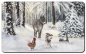 Preview: Frühstücksbrettchen Brettchen Bremer Stadtmusikanten Weihnachten im Wald - Bre16