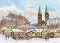 Preview: Folienmagnet - Weihnachtsmarkt Bremen - Bremer Weihnachtsmarkt  - Bre18