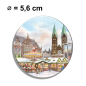 Preview: Kühlschrankmagnet m. Flaschenöffner - Weihnachtsmarkt Bremen - Bremer Weihnachtsmarkt  - Bre18
