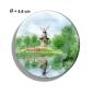 Preview: Fridge magnet with bottle opener Watercolor Maritime Art Print Bremen Bremer Windmill Mill  Souvenir Souvenirs North Sea