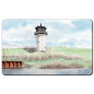 Preview: Frühstücksbrettchen Brettchen Aquarell Maritim Kunst Druck Kunstdruck Nordsee Cuxhaven Leuchtturm Dicke Berta Schafe