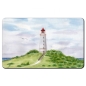 Preview: Frühstücksbrettchen Brettchen Aquarell Maritim Kunst Druck Kunstdruck Ostsee Leuchtturm  Dornbusch Hiddensee Rügen