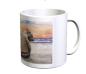 Preview: Tasse Becher Kaffeebecher  Aquarell Maritim Kunst Druck Kunstdruck lachender Seehund Robbe Heuler Kegelrobbe Dänemark Nordsee Ostsee