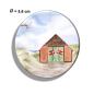 Preview: Fridge magnet with bottle opener DK27 Danish rescue house in the dunes