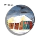 Preview: Kühlschrankmagnet m. Flaschenöffner Aquarell Maritim Kunst Druck Kunstdruck Nordsee Dänemark Danmark  Blåvand Blavand Rettungsstation Rettungshaus
