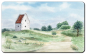 Preview: Frühstücksbrettchen Brettchen  Skagen versandete Kirche - DK75