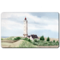 Preview: Frühstücksbrettchen Brettchen Leuchtturm Blåvand Blavand mit Nebengebäuden DK01