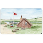 Preview: Breakfast Board  watercolor maritime art print art print North Sea Denmark Danmark Nymindegab Fisherman's House - DK86