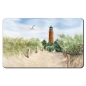 Preview: Frühstücksbrettchen Brettchen Folienmagnet Aquarell Maritim Kunst Druck Kunstdruck Ostsee Leuchtturm Darßer Ort Darß Zingst Strand Meer
