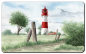 Preview: Frühstücksbrettchen Brettchen Leuchtturm Falshöft