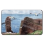 Preview: Frühstücksbrettchen Brettchen Aquarell Maritim Kunst Druck Kunstdruck Nordsee Insel Helgoland Basstölpel Vögel Lange Anna Felsen