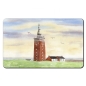 Preview: Frühstücksbrettchen Brettchen Aquarell Maritim Kunst Druck Kunstdruck Nordsee Insel Helgoland Leuchtturm Strand Düne