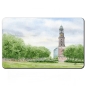 Preview: Frühstücksbrettchen Brettchen Aquarell Maritim Kunst Druck Kunstdruck Hamburg Hauptkirche St. Michaelis Michel HH4