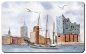 Preview: Frühstücksbrettchen Brettchen Hamburg Segelschiff Elbphilharmonie - HH5