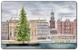 Preview: Frühstücksbrettchen Brettchen - Hamburg Hauptkirche St. Michaelis Michel Weihnachten HH7