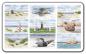 Preview: Frühstücksbrettchen Brettchen  Aquarell Maritim Kunst Druck Kunstdruck Nordsee Strandkorb Leuchtturm Insel Juist Meer Strand Dünen
