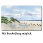 Preview: Breakfast board  Juist - dune and wide beach with seagull - Juist 10