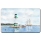 Preview: Breakfast Board Watercolor Maritime Art Print Baltic Sea - Kiel Lighthouse Sailing ship Kiel Fjord - Kiel1