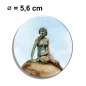 Preview: Kühlschrankmagnet m. Flaschenöffner Kopenhagen - Statue "Kleine Meerjungfrau" - Kop1