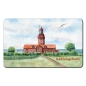 Preview: Frühstücksbrettchen Brettchen  Aquarell Maritim Kunst Druck Kunstdruck Ostsee Heiligenhafen Kühlungsborn Leuchtturm