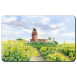 Preview: Breakfast Board Watercolor Maritime Art Print Baltic Sea Kühlungsborn Lighthouse