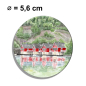 Preview: Fridge magnet with bottle opener watercolor art print Norway Norge Aurlandsfjord - Flåm Flam