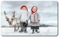 Preview: Frühstücksbrettchen Brettchen Weihnachten Weihnachtsmann Julenissen - NO9