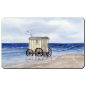 Preview: Frühstücksbrettchen Brettchen Aquarell Maritim Kunst Druck Kunstdruck Nordsee Norderney Badekarren Insel Strand Düne
