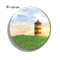 Preview: Kühlschrankmagnet m. Flaschenöffner Aquarell Maritim Kunst Druck Kunstdruck Nordsee Ostfriesland Greetsiel Pilsumer Leuchtturm Pilsum Schafe Deich