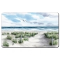 Preview: Frühstücksbrettchen Brettchen Strandweg  Aquarell Maritim Kunst Druck Kunstdruck Dänemark Nordsee Ostsee Dünen Meer Strand