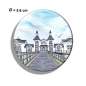 Preview: Kühlschrankmagnet m. Flaschenöffner Aquarell Maritim Kunst Druck Kunstdruck Ostsee Rügen Seebrücke Sellin Brücke Steg