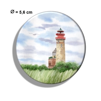 Kühlschrankmagnet m. Flaschenöffner Aquarell Maritim Kunst Druck Kunstdruck Ostsee Leuchtturm Kap Arkona