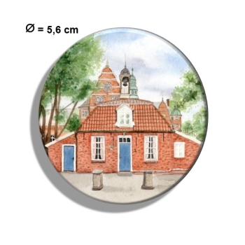 Kühlschrankmagnet m. Flaschenöffner Aquarell Maritim Kunst Druck Kunstdruck Nordsee Ostfriesland  Standesamt Aurich - OFL10